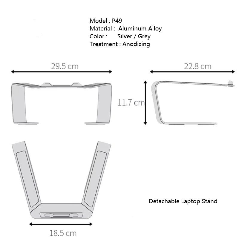 Adjustable Height Aluminum Gam - огляд і ціна Cooling Stand Tablet