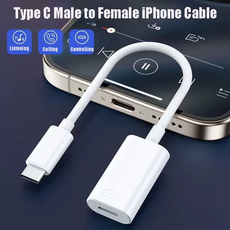 Type C to iOS Earphone Convert - огляд і ціна Wired Earphone Lightning