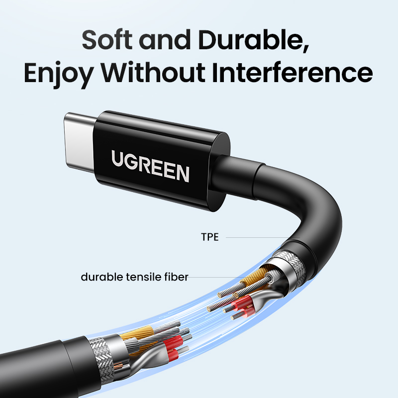 UGREEN Semi-open 3.5mm USB Typ - огляд і ціна Wired Earphone Lightning