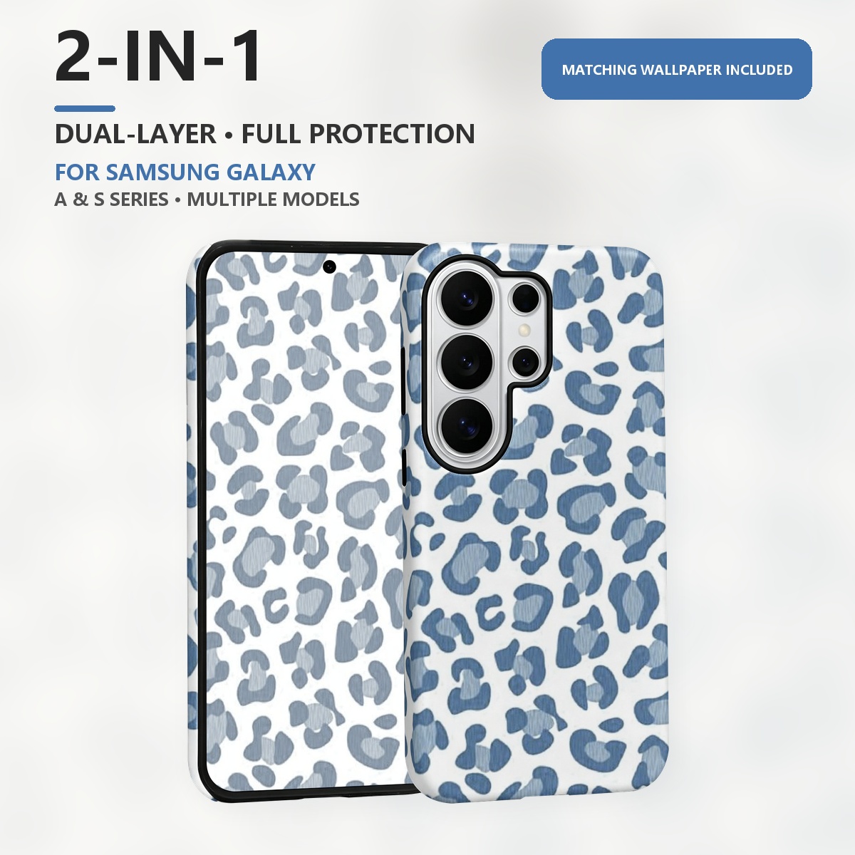 Blue Leopard Print 2-in-1 Dual - огляд і ціна Samsung Galaxy S24
