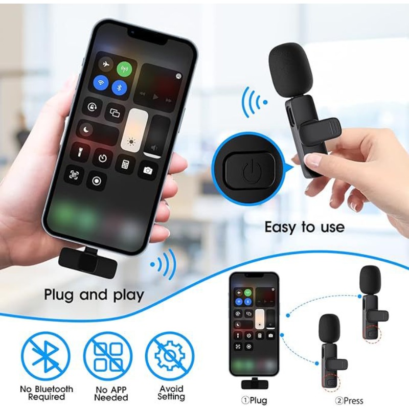 Wireless Lavalier Microphone 2 - огляд і ціна Android Tablet Gaming Accessories