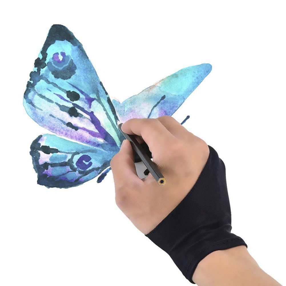 2Pcs Artist Drawing Gloves Two - огляд і ціна Drawing Glove Artist
