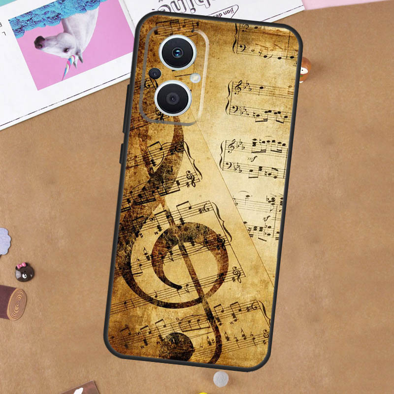 Music Note Symbol Piano Case F - огляд і ціна Oppo Reno 12