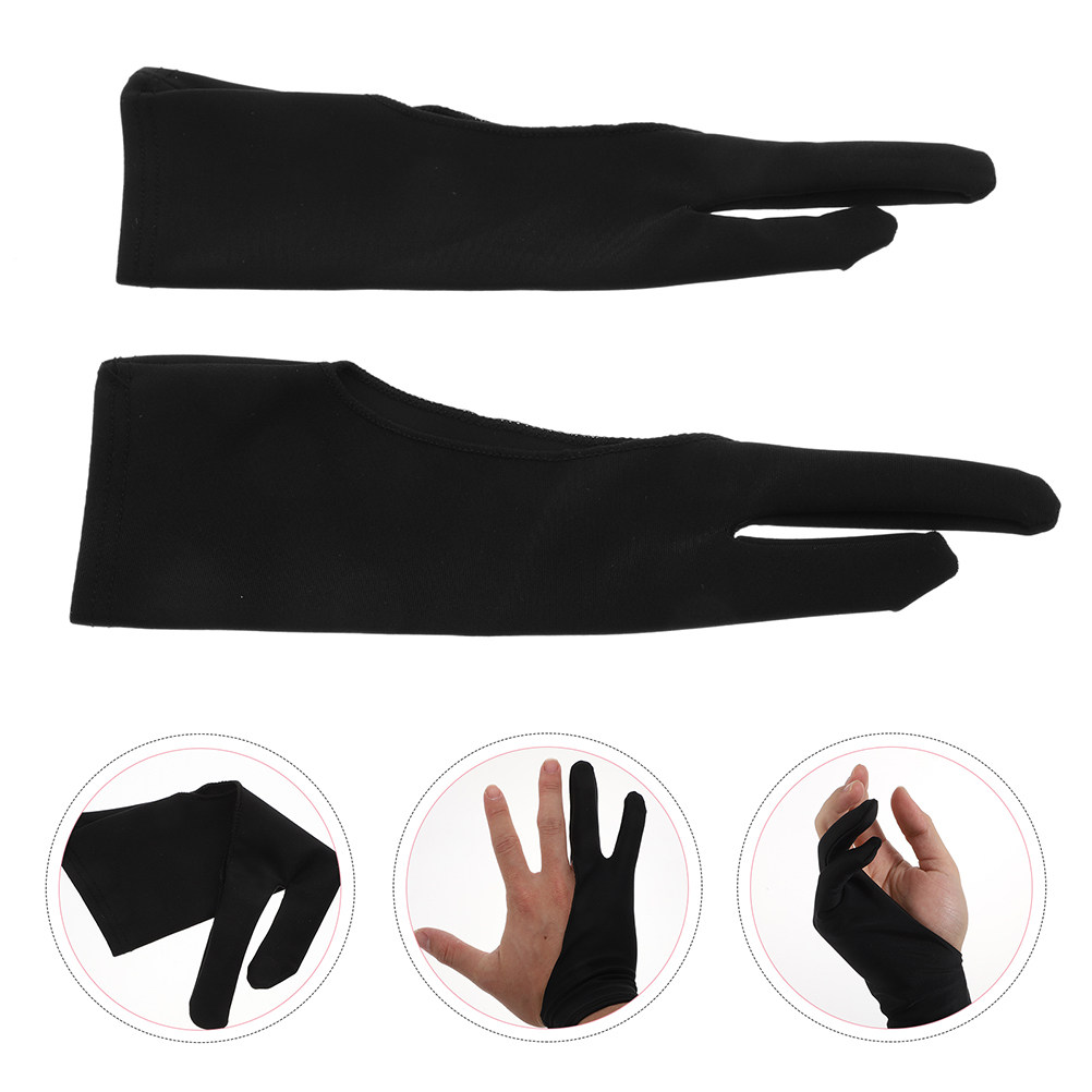 3pcs Left-Hand Drawing Gloves  - огляд і ціна Drawing Glove Artist