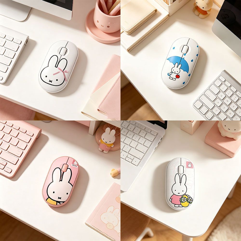 Kawaii Miffy Wireless Mouse Si - огляд і ціна Tablet Cute Accessories