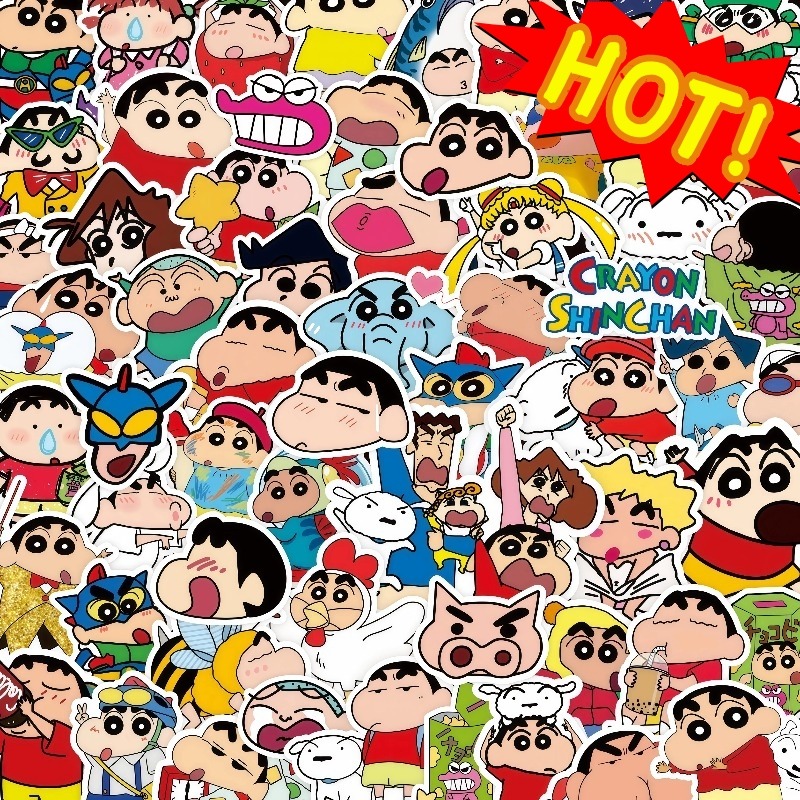 100PCS Crayon Shin Chan Sticke - огляд і ціна Tablet Cute Accessories