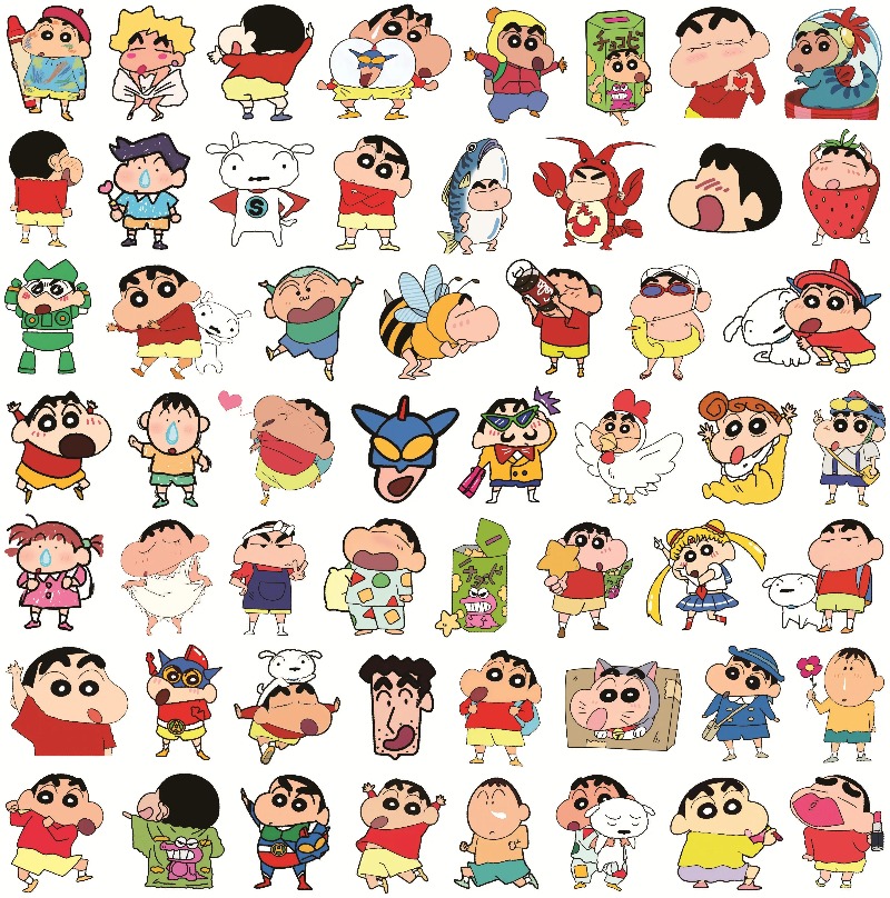 100PCS Crayon Shin Chan Sticke - огляд і ціна Tablet Cute Accessories