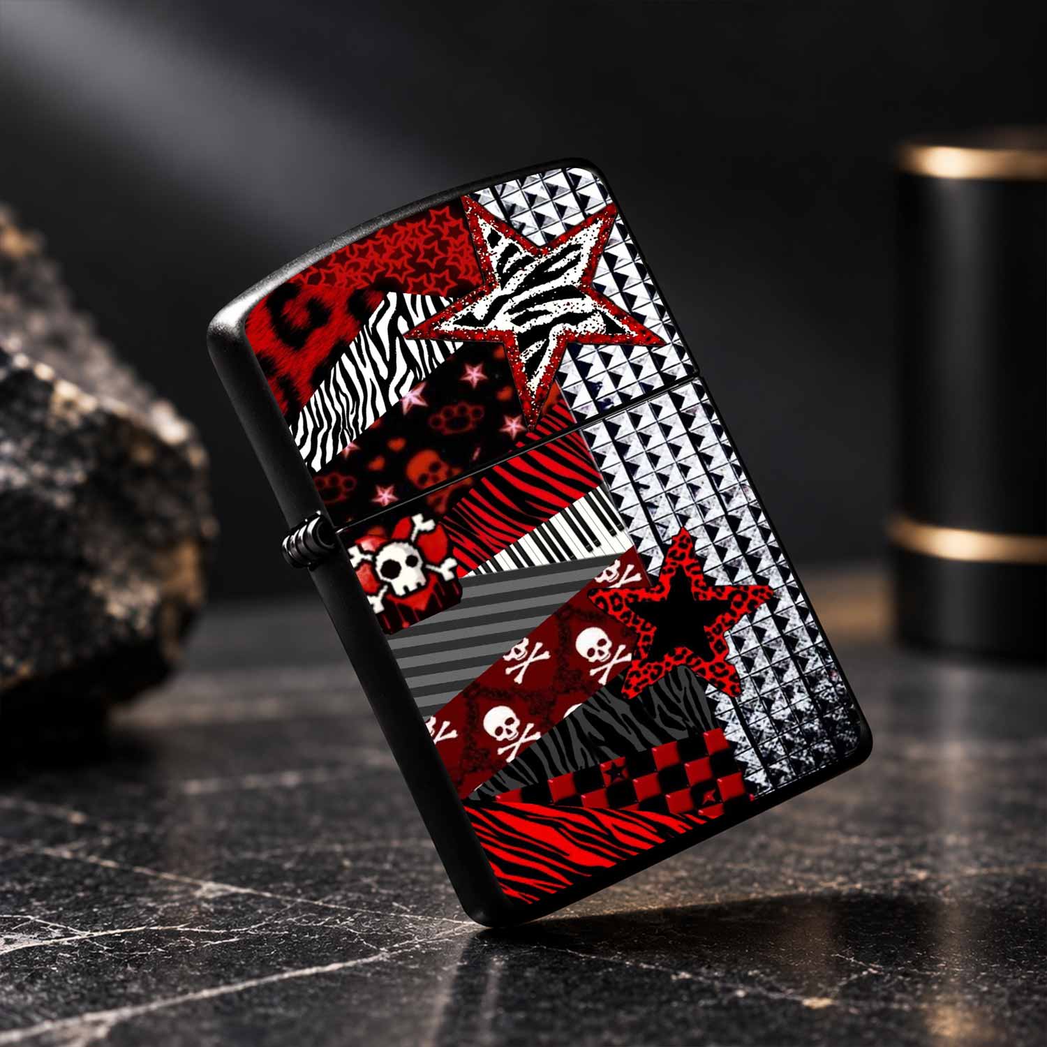 Trendy Red Black Patchwork Pat - огляд і ціна Zebra Tablet Accessories