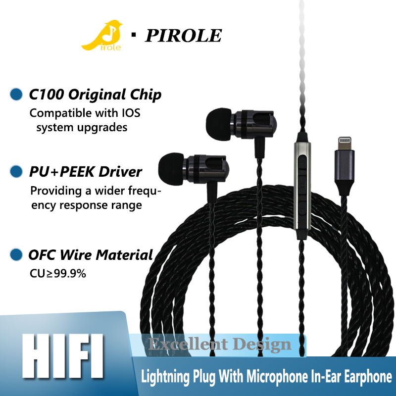 Original Wired Earphones Earbu - огляд і ціна Wired Earphone Lightning